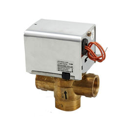 Válvula de bola elétrica do retorno da mola de 2 maneiras/3 maneiras para o sistema do FCU/ATAC
