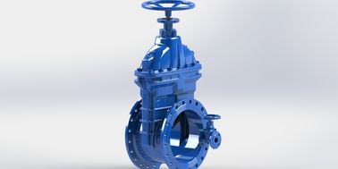 Válvula de porta dútile do ferro do nível superior assentada brandamente para a fonte de água/sistema de água de esgoto