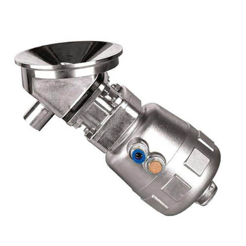 Válvula de diafragma sanitária de SS304/SS316L, válvula de parte inferior de tanque pneumática