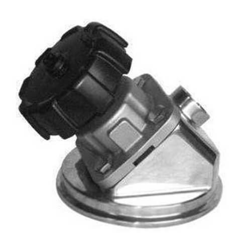 Válvula de parte inferior de tanque de aço inoxidável higiênica com as extremidades da conexão da solda de extremidade