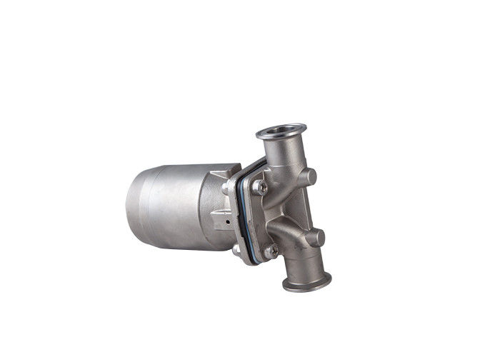 De aço inoxidável higiênico manual/pneumático da categoria da válvula de diafragma feito