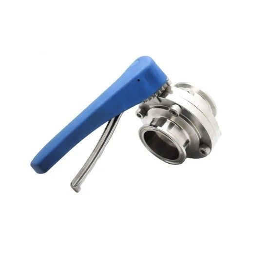 Manual/válvula de borboleta sanitária pneumática para a indústria da farmácia