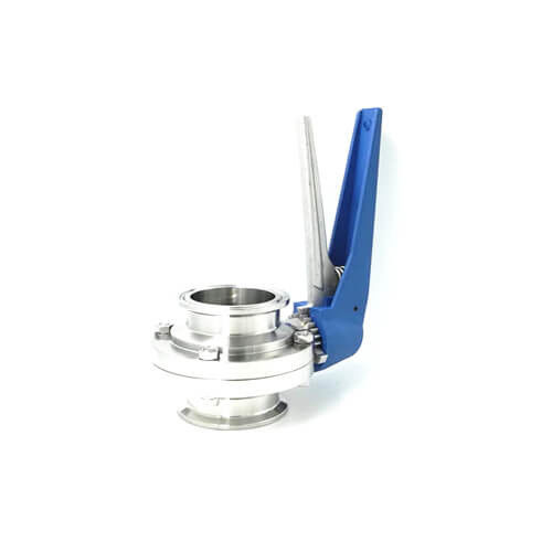 Válvula de borboleta sanitária resistente à corrosão para indústria farmacêutica/química