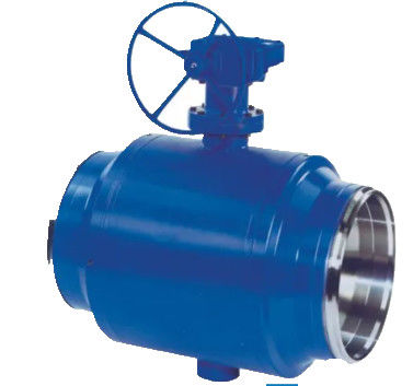 Válvula de bola industrial do aço carbono, válvulas de bola inteiramente soldadas do corpo