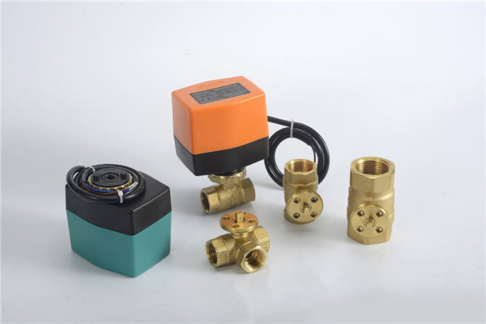 Válvula de bola IP55 operada motor para o equipamento de refrigeração industrial