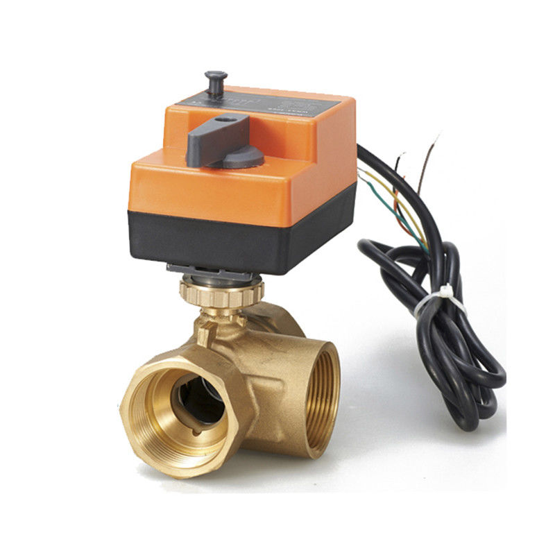 Válvula de bola atuada elétrica exata de 2 maneiras para o nível de água/controle de fluxo