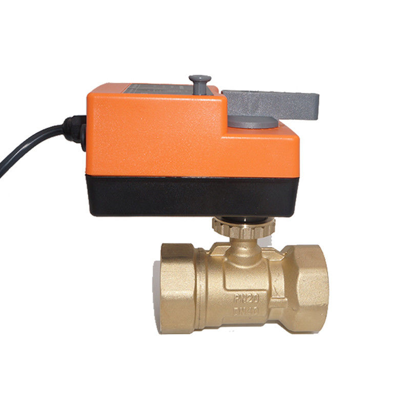 válvula de bola atuada elétrica da maneira de 24V DN50 2 para o sistema do tratamento da água