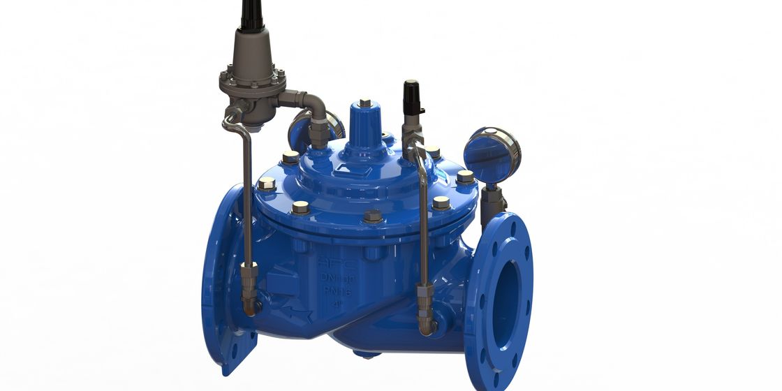 Válvula de diminuição furada completa da pressão da água com o diafragma de nylon do reforço de EPDM