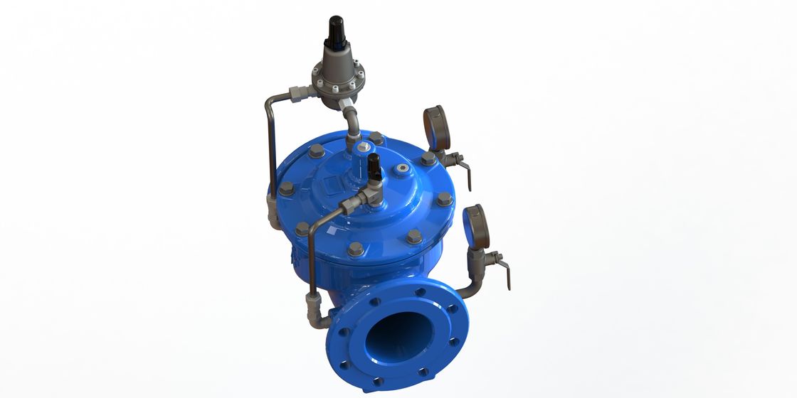 Válvula de diminuição furada completa da pressão da água com o diafragma de nylon do reforço de EPDM