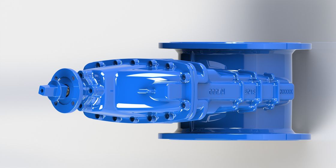 Válvula de porta operada volante de AWWA, válvula assentada resiliente do baixo torque