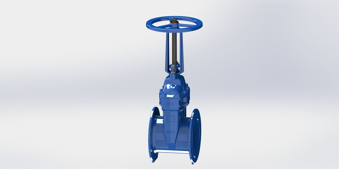 Válvula de porta assentada resiliente da água com o revestimento ligado da cola Epoxy da fusão