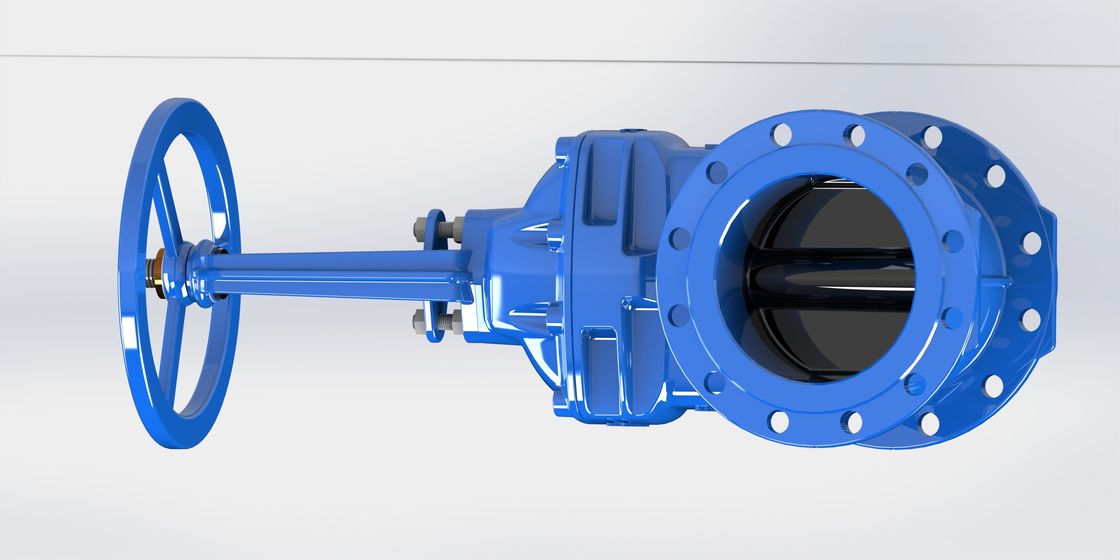 Válvula de porta assentada resiliente da água com o revestimento ligado da cola Epoxy da fusão