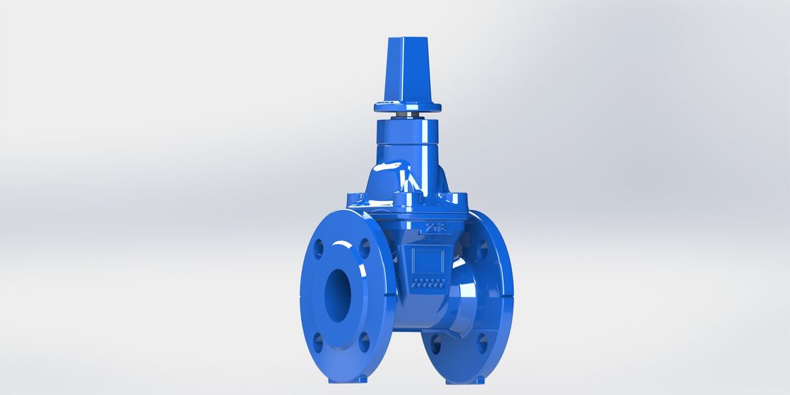 A válvula de porta dútile FBE da água do ferro GJS500-7 revestiu AWWA para flangear disponível