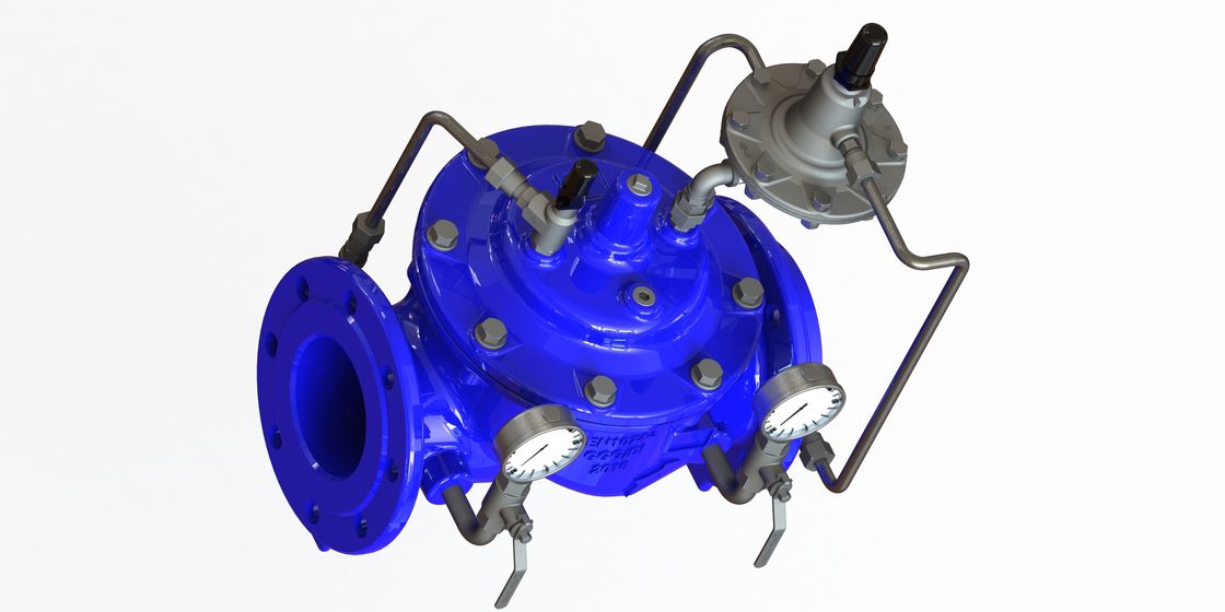Válvula de controle portátil do volume de água da anti oxidação com função de modulação automática