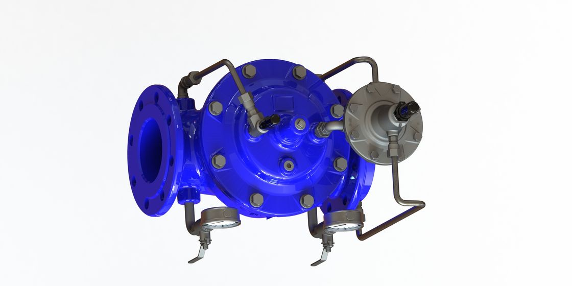 Limitador de pressão industrial do fluxo, válvula de controle dútile do volume de água do ferro