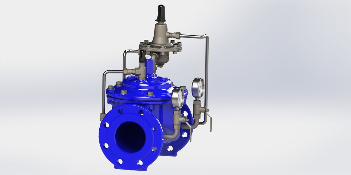 Limitador de pressão industrial do fluxo, válvula de controle dútile do volume de água do ferro