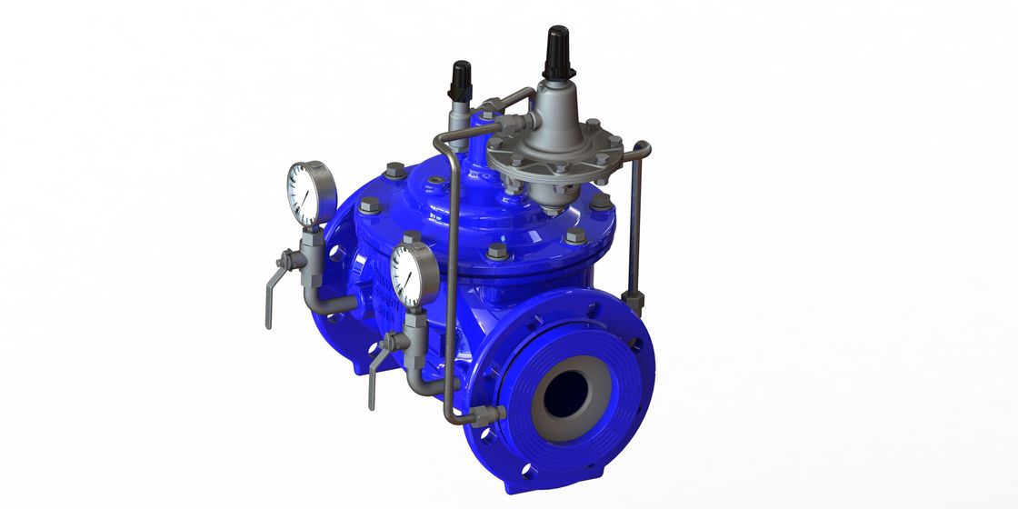 Limitador de pressão azul do fluxo de RAL 5010, fluxo exato Rate Control Valve